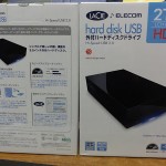 先日　購入した　外付HDDが届いたので　簡易レビュー