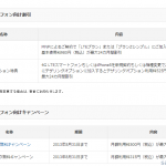 6月期 ケータイキャリア各社 キャンペーンまとめ