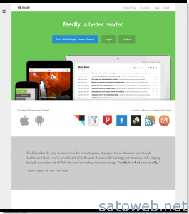 welcome to feedly