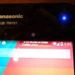 nexus5の非接触充電(Panasonic QE-TM101)での充電状態をチェック!!