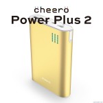 定番バッテリーcheero Power Plus 2 10400mAh のゴールドモデルが気になる!
