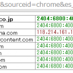 GoogleChome/Firefox でIPv4/IPv6どちらで接続されているのか確認できる拡張memo