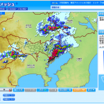 近畿圏の降雨状況の確認は「大阪市降雨情報」が便利。