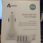 4ポート　48WのAukey　「AIPower　小型4ポートUSBシガーソケットチャージャー」を試す。