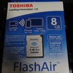「ユピテル・AMZ93SD」にFlashAirを装備。無線機能が使用可能に