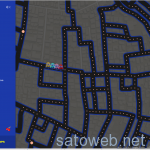 エイプリルフール仕様でGoogleMapでパックマンがプレイ可能に!   ingressもパックマンに汚染される