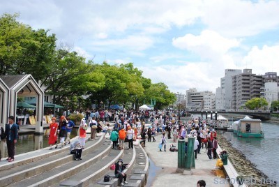 コスプレ撮影広場は3日間ともかなりの盛況ぶり
