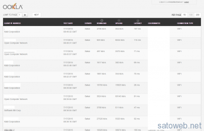 Ookla Net Metrics Reporting Tool