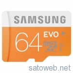 SAMSUNG 64GBMicroSDカードが特選商品特価! 本日限定で2624円也!