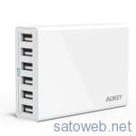 Aukey、6ポート50W USBチャージャーがタイムセール特価!