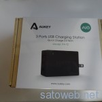 Aukey 3ポート Quick Charge 2.0 超急速充電対応USBアダプタ　PA-T2(ホワイト)を試す。