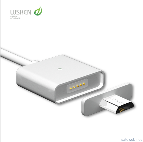 MicroB端子をマグネットにできる「Universal Magnetic cable」を入手してみた。
