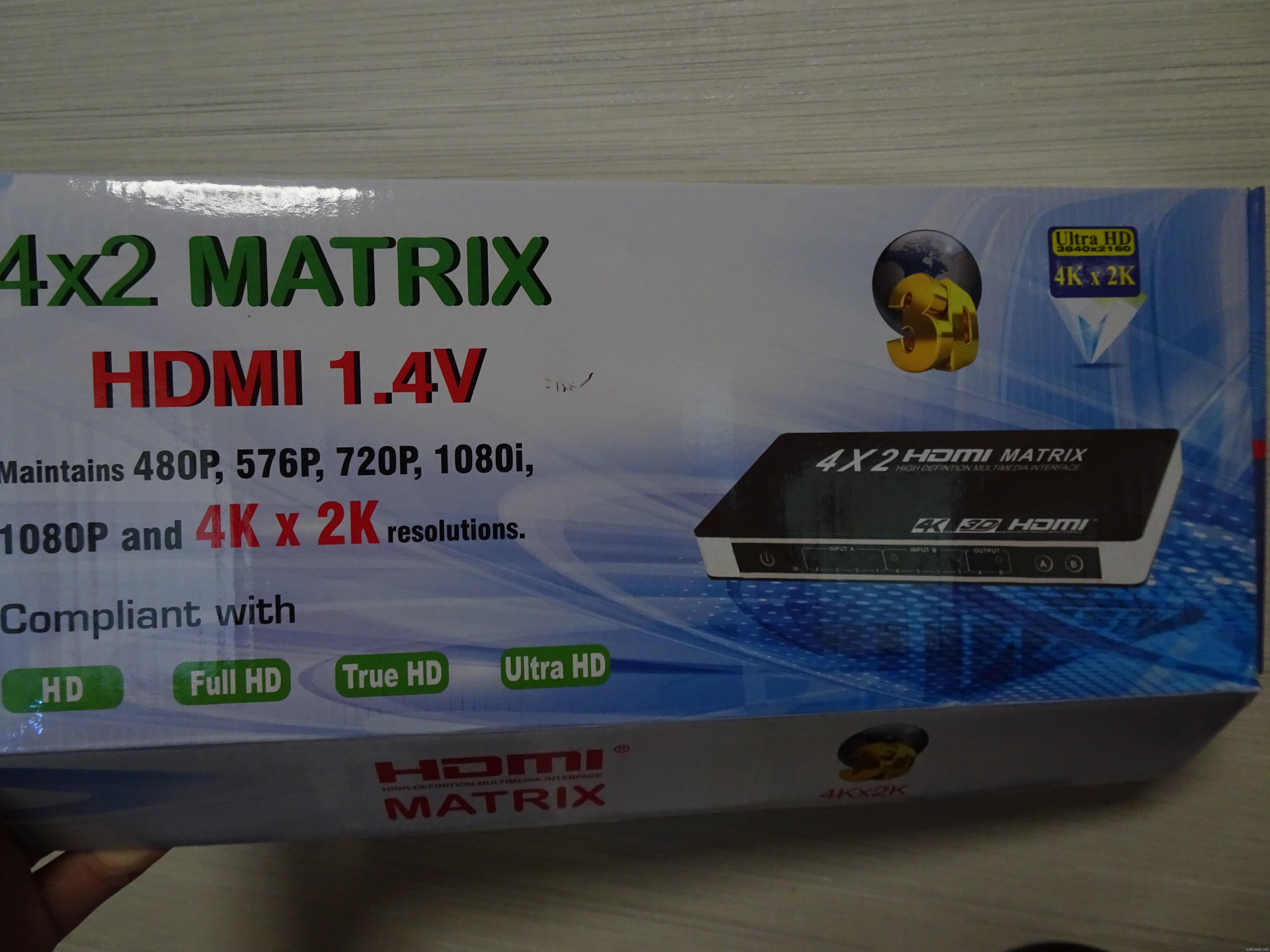 4x2 HDMIマトリクスを輸入してみた。