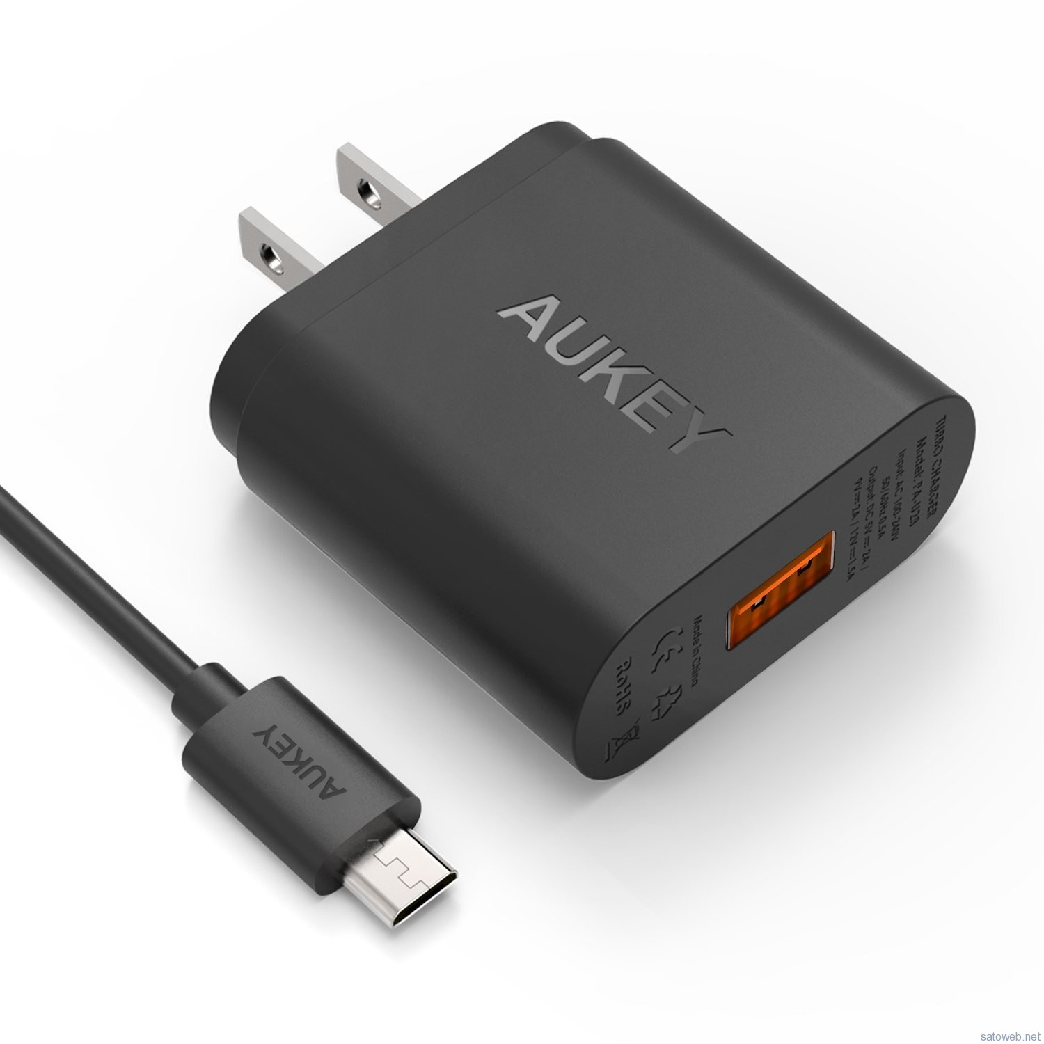 Aukey,QuickCharge2.0対応USBアダプタがタイムセール特価!