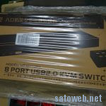 【自宅ラック】ラックマウント可能なKVM(8台用)が安価だったので試してみる　 801UK-L