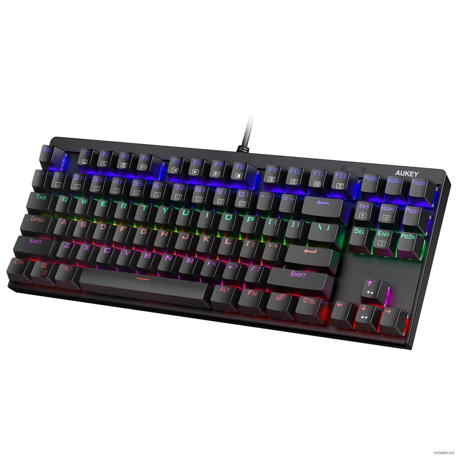 Aukeyから青軸採用キーボード登場。期間限定クーポンで20%OFFなり