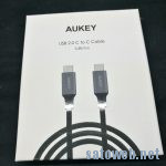 AUKEY USB C to USB Cケーブル をためす【USB2.0】