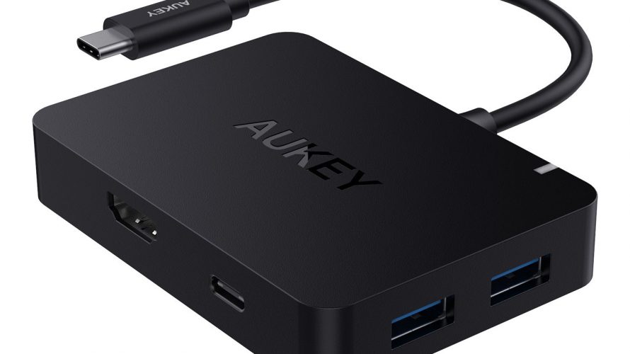 【3月19日限定】AUKEY USB C ハブがクーポン適用で3679円なり