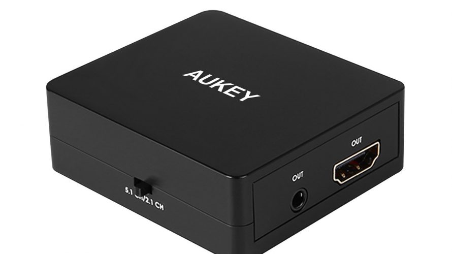 AUKEY HDMI音声分離器がタイムセール対象で 2199円なり!