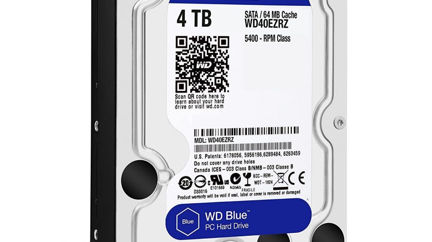 Western Digital 内蔵ハードディスク 3.5インチ 4TB WD Blueに二割引クーポン、ただし適用は1台限り