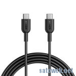 Anker USB-C & USB-C 2.0 ケーブルでPD表記のないものの安いブラックもPDで充電が可能だった。