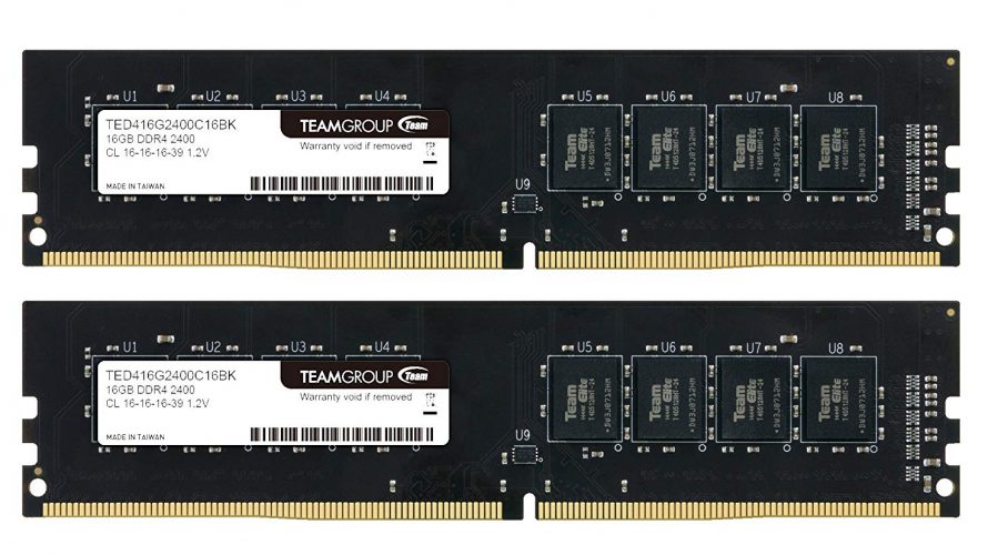 【Amazon】TEAM DDR4 PC4-19200 DDR4 が特選タイムセール対象に。16GBkitで7800円なり。
